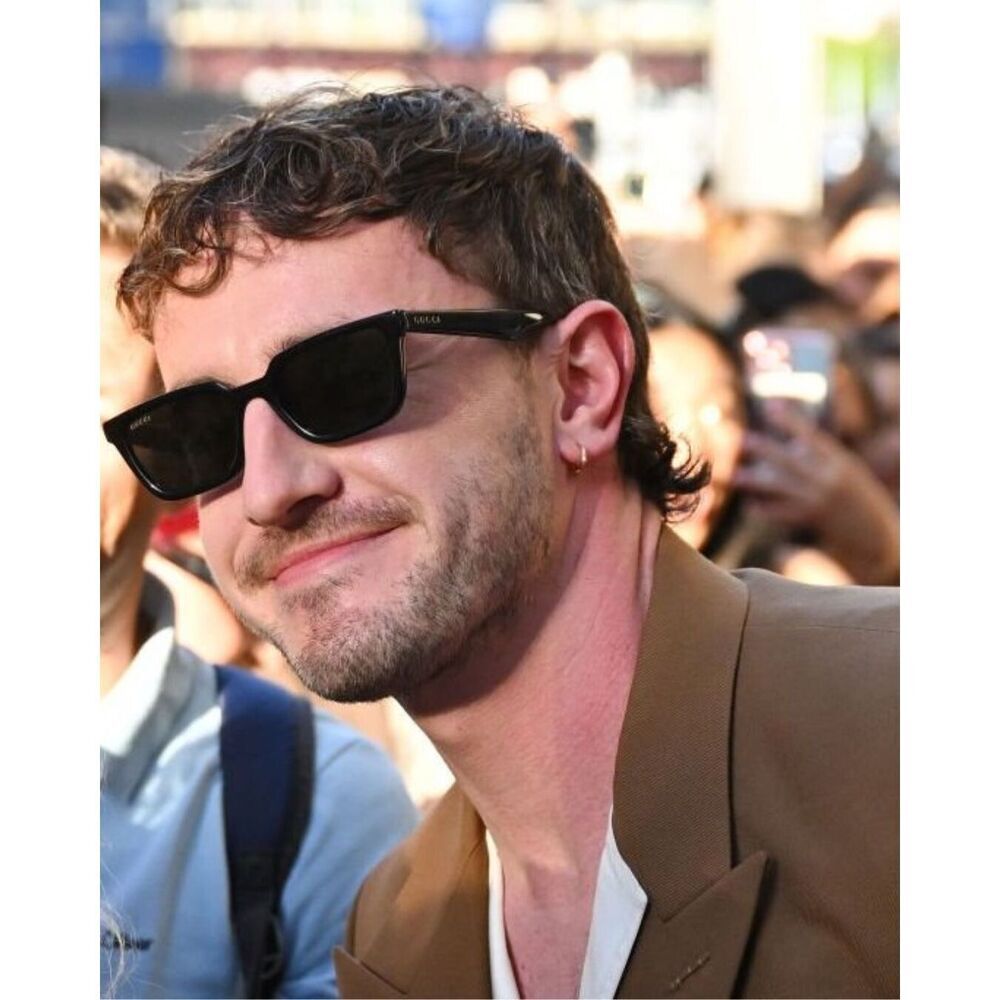 Gucci GG1539S Sunglasses Black Acetate/Metal Cat-Eye